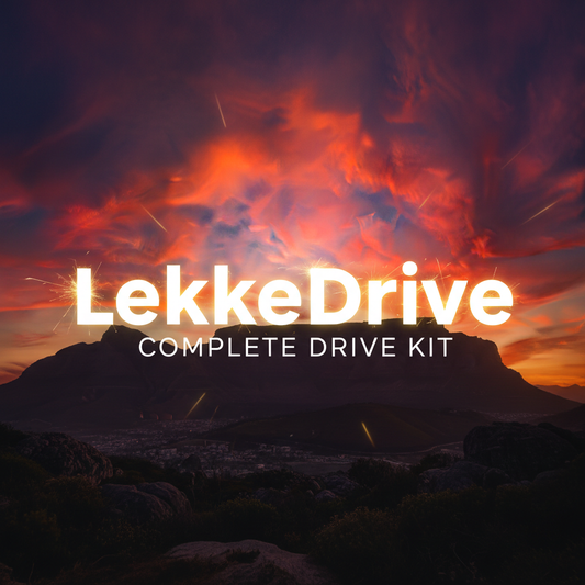 LekkeDrive Complete Drive Kit - Table Mountain sunset